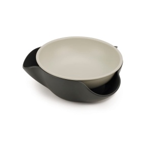 Joseph Joseph Double-Dish Servierschale Design inteligent Culoare gri si verde