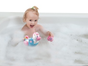 Jucarie de Baie VTech Baby Badespa Einhorn - cu Eimer, Senzor Luminos, 1-5 Ani - Img 4