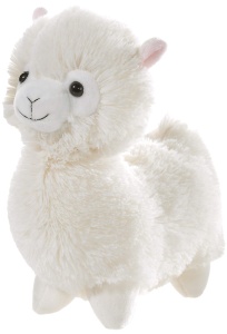Jucarie de plus Heunec 323551 Lama, culoare crem, material moale