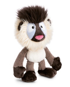 Jucarie de Plus NICI Mandrill Matuto 24cm - gri, moale, colorat