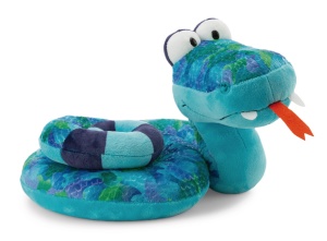 Jucarie de plus NICI ZsaZsa 18cm verde - Snake cu design prietenos, pentru copii si adulti - Img 3
