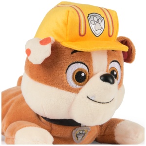 Jucarie de plus Rubble Paw Patrol, 20 cm, jucarie senzoriala pentru copii - Img 3