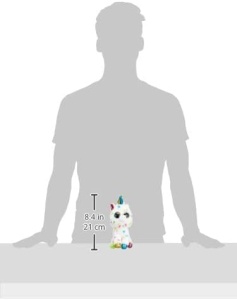 Jucarie de plus TY Beanie Boo Harmonie Unicorn 15cm Colectie Glitter - Img 7