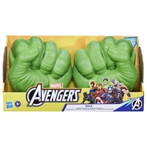 Jucarie de rol Marvel Avengers Hulk cu manusi verzi din spuma - Img 2