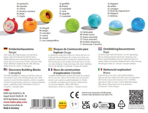 Jucarie educativa HABA Raupe - 7 bile din lemn, efecte optice si acustice - Img 3