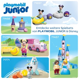 Jucarie educativa Mickey Maus - Racheta de spatiu, din plastic biobazat, pentru copii 1-4 ani - Img 7