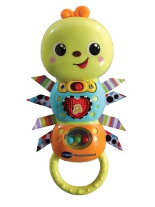 Jucarie pentru bebelusi VTech Raupa cu muzica, sunete si volum ajustabil