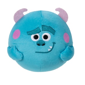 Jucarie pentru caini Disney Pixar Mike si Sulley, 2 bucati, 9 cm, cu zornaitoare - Img 2