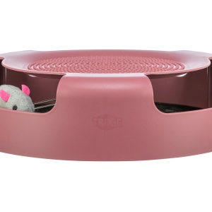 Jucarie pentru pisici TRIXIE ""Catch the Mouse"" - mouse ascuns in interior si rotativ - suprafata de zgariere in partea superioara - rosu sau verde - selectie aleatorie - plastic/plus - o 25 x 6 cm - 41411 - Img 7