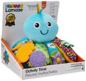Jucarie senzoriala LAMAZE Octivity Time Omulet Octopus Activitati pentru bebelusi 6 luni