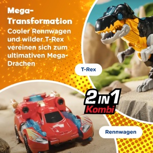 Jucarie Transformabila VTech Switch and Go Dinos Combo Mega Drache 2-in-1, 3-8 ani - Img 3