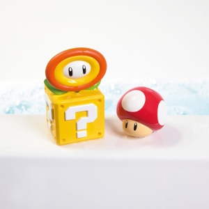 Jucarii de Baie My Mario - Set Spritzfiguri Super Pilz si Feuerblume pentru copii - Img 2