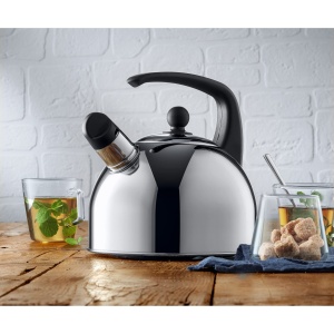 Kettle cu flaut WMF 2,0 l din inox Cromargan, inductie - Img 2