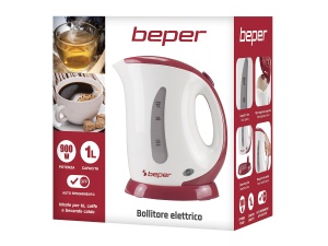 Kettle electric Beper BB.050, capacitate 1L, putere 900W, rosu - Img 6