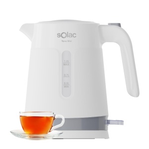 Kettle electric Solac Yuna Mini, 2200W, 1L, cu baza 360