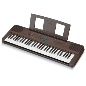 Keyboard digital Yamaha PSR-E360DW, 61 taste, culoare nuc inchis