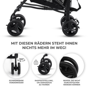 Kinderkraft TIK Carucior Sport Usor 65kg Reglabil Beige - Img 5