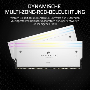 Kit de iluminare CORSAIR Dominator Titanium DDR5 RGB 2 module Alb - Img 3