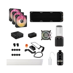 Kit de racire CORSAIR iCUE LINK XH505i RX 360 RGB, 360mm, Negru