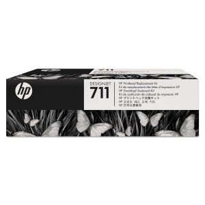 Kit de schimb pentru cap de imprimare HP 711, tehnologie Dual Ink, 4 cartuse