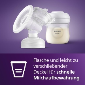 Kit pompa de san Philips AVENT SCF33701, tehnologie Natural Motion, cu silicon moale - Img 6