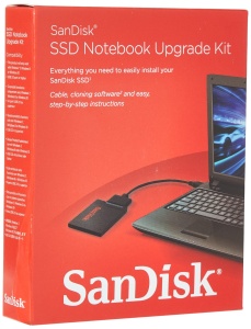 Kit Upgrade Notebook SanDisk SSD, SDSSD-UPG-G25, Negru, USB 3.0