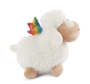Kuscheltier NICI Schaf Somna 22cm Alb Super Soft - Img 3