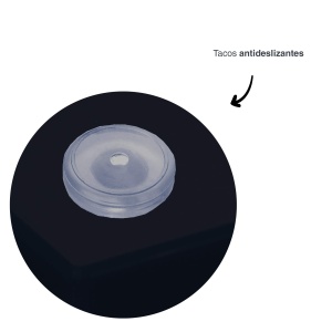 Lacor 60480 Tacos Antiderapante Negru 325x265cm Polietilen Antibacterian - Img 5