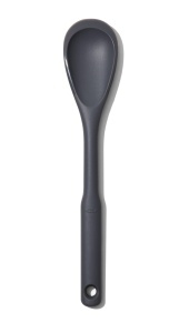 Ladita de gatit OXO Good Grips din silicon, culoare Peppercorn, multifunctionala