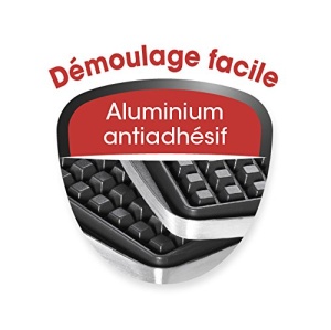 Lagrange 030242 Bricelets Aluminium Platten-Set fur Super 2 Waffeln, Schwarz - Img 2