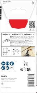 Lama de taiere Bosch MAII 32 EPC pentru lemn moale, 80 mm, accesoriu profesional - Img 4
