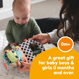 Lamaze Finlee Look Book Cartea de Activitati pentru Bebelusi cu Texturi si Elemente Interactive - Img 5