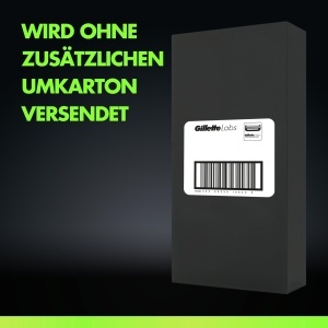 Lame de ras Gillette Labs Body Intimate, 12 bucati, sistem de protectie 3 in 1, verde - Img 4