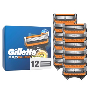 Lame de ras Gillette Proglide Power set 12 rezerve cu tehnologie Flexball si EverGlide