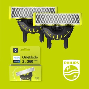 Lame Philips OneBlade 360 QP42060 Compatibile cu Toate Modelele OneBlade si Pro Set 2 Bucati - Img 4