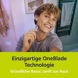 Lame Philips OneBlade First Shave QP22550 Set 2 Buc Compatibile cu Modelele OneBlade si OneBlade Pro Pentru Piele Sensibila - Img 2