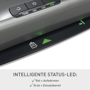 Laminator Leitz iLAM Office Pro A3, 1 minut incalzire, 75-175 microni, grialb - Img 4