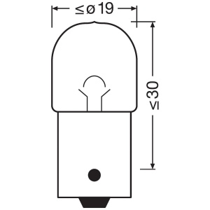 Lampa auto OSRAM ORIGINAL R10W, 12V, 10W, OEM, Made in Germany - Img 4