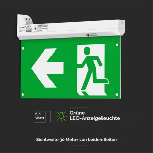 Lampa de evacuare LED V-TAC 2,5W cu autonomie de 3 ore, 6000K - Img 7