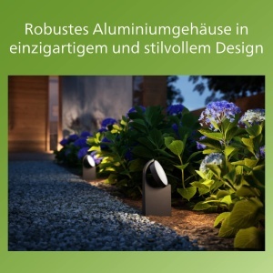 Lampa de exterior Philips Mimosa LED 7W panou reglabil lumina rece 4000K IP44 antracit - Img 6