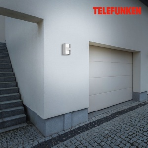 Lampa de exterior TELEFUNKEN 321004TF, E27, 12W, Argintie-Alba - Img 4