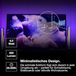 Lampa de masa LED inteligenta Osram, 7.5W, RGB, argintie, dimmabila - Img 3