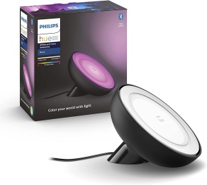 Lampa de masa LED Philips Hue Bloom, 500 lm, 16 milioane culori, negru