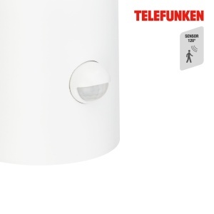 Lampa de Perete Exterioara TELEFUNKEN cu Senzor de Miscare, Alb, 240x135x105mm - Img 5