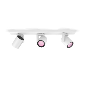 Lampa de tavan Philips Hue Argenta cu 3 Spoturi, 1050 lm, LED Dimmabil, Alb - Img 2
