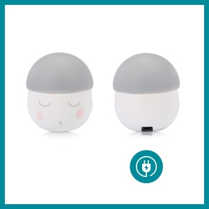 Lampa de veghe Babymoov Squeezy gri, 200 ore autonomie, cu senzor de aer - Img 6