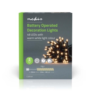 Lampa decorativa Nedis cu 48 LED-uri, cald alb, 3.6 m, 7 efecte de lumina - Img 8
