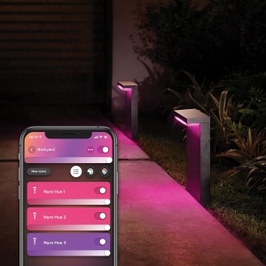 Lampa Exterioara Philips Hue Nyro, 1020 lm, Dimmabila, Negru - Img 6