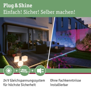 Lampa LED de Exterior Paulmann 94680 Plug Shine 5m 11W Dimabila Alb 3000K - Img 5