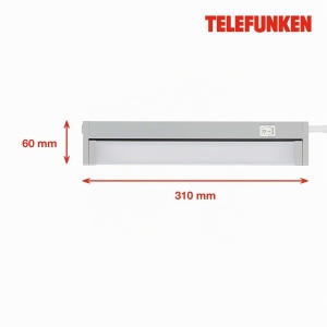 Lampa LED de sub dulap TELEFUNKEN, 31 cm, 5.5 W, lumina calda - Img 6